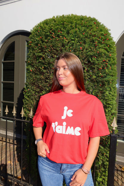 Ambika Je T’Aime T-Shirt Rood