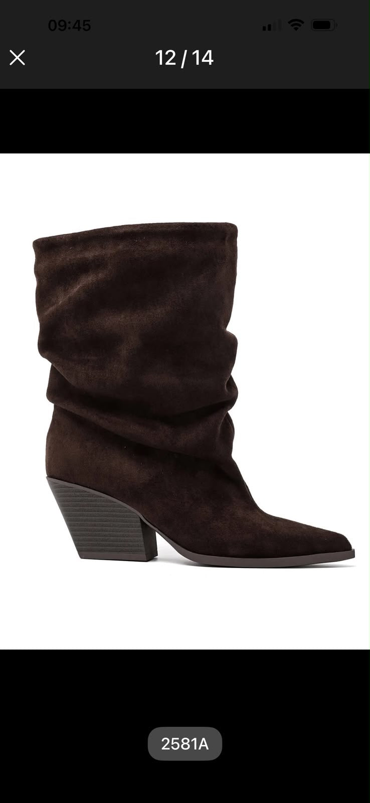 Slouchy Laarsjes Suéde Bruin 2581A