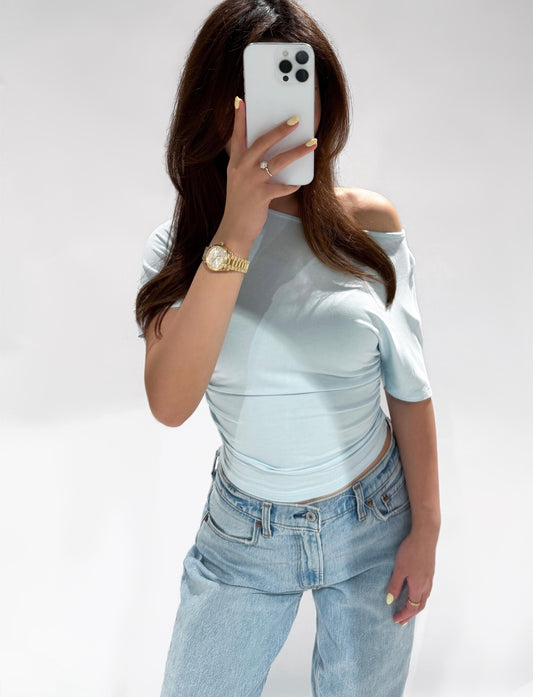 ByMila Dawn Top Sky Blue