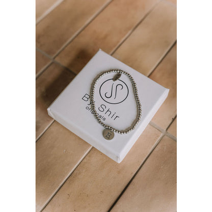 ByShir Armand Met Letter Zilver