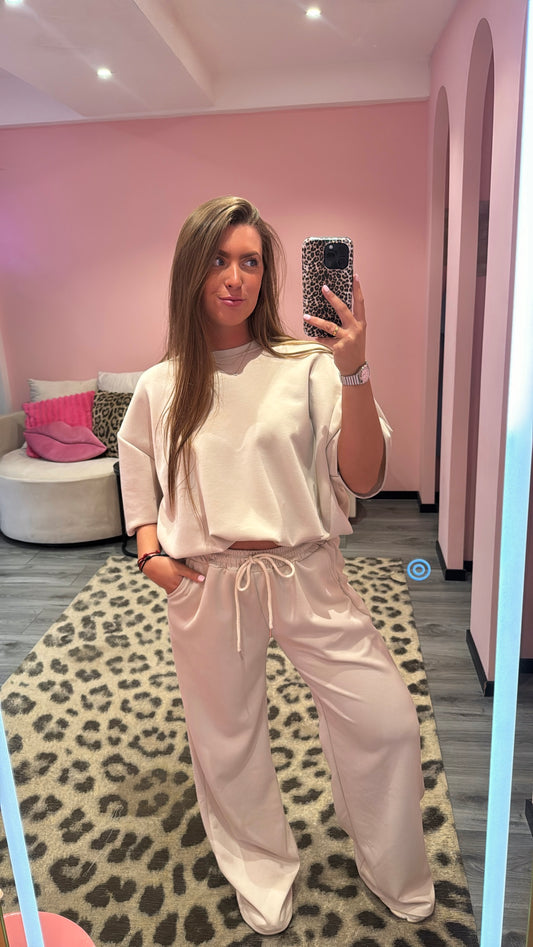 Jogger Set Beige