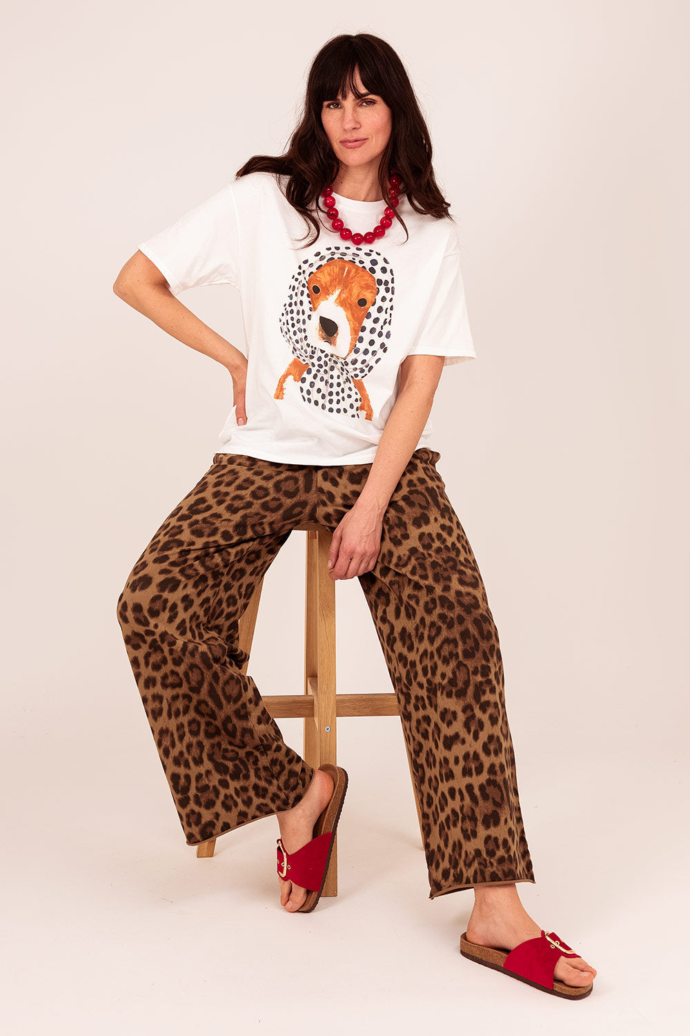 T-Shirt Dog Zwart/Wit