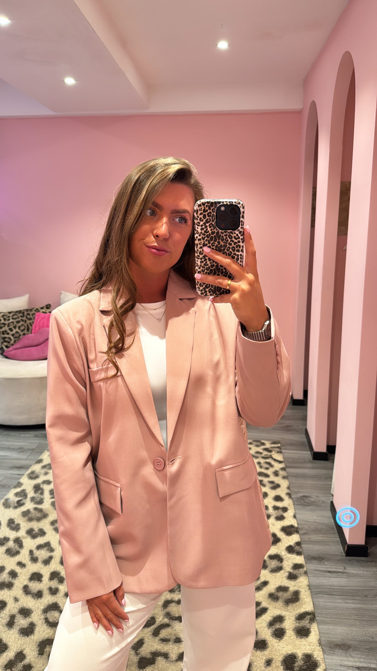 Ambika Blazer Licht Roze