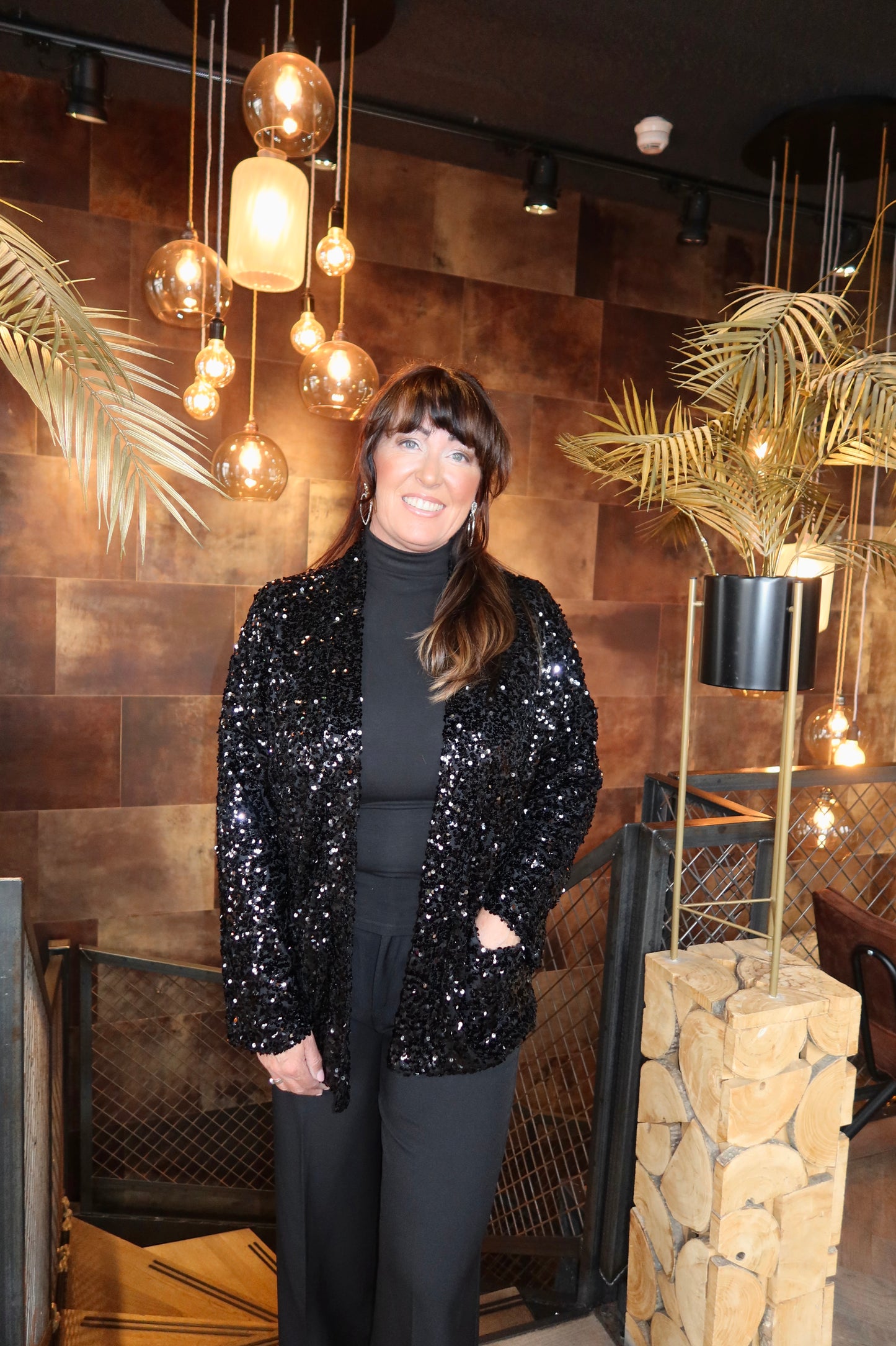 Ambika Paillet Vestje Zwart