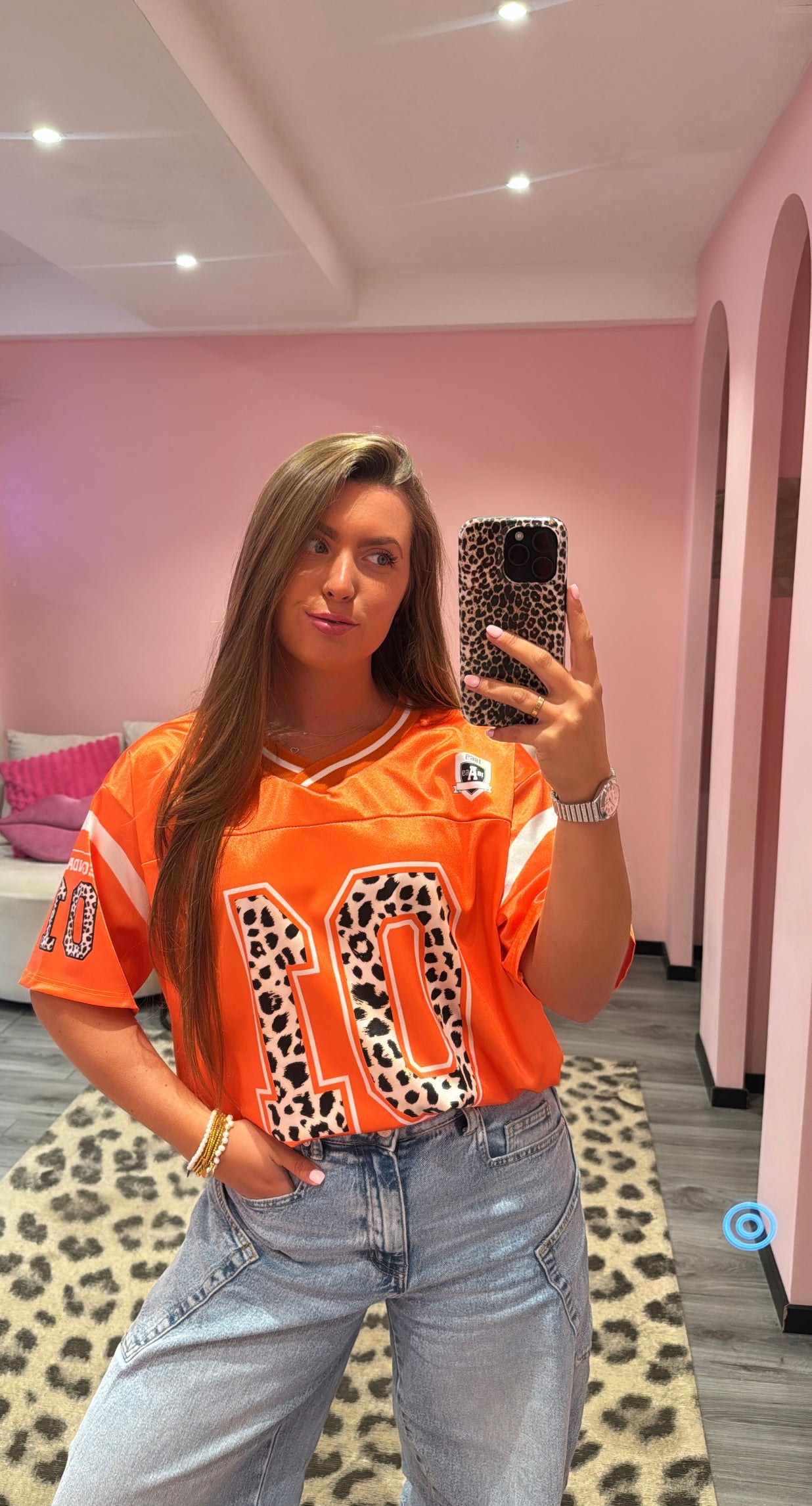 Leopard Jersey Oranje
