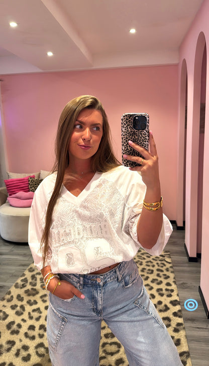 Baseball Lace Top Wit