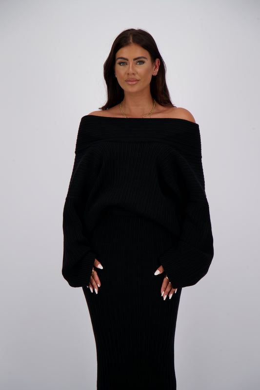 Reinders Kourtney Knit Sweater True Black