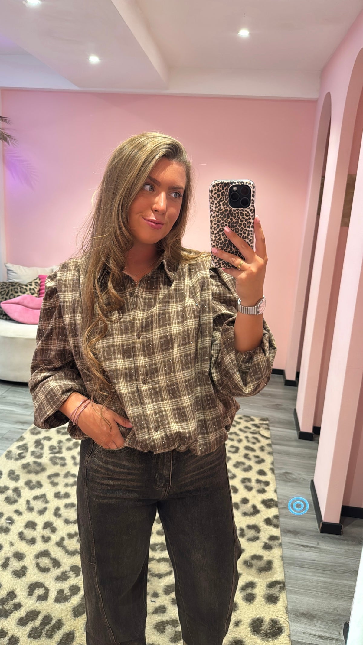 Blouse Fay Cropped Bruin