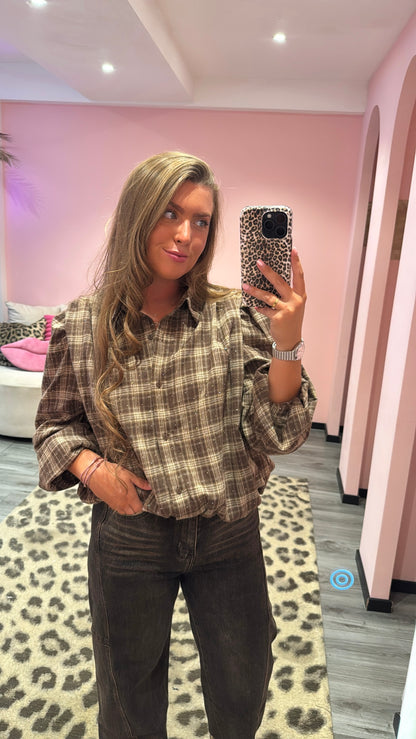 Blouse Fay Cropped Bruin