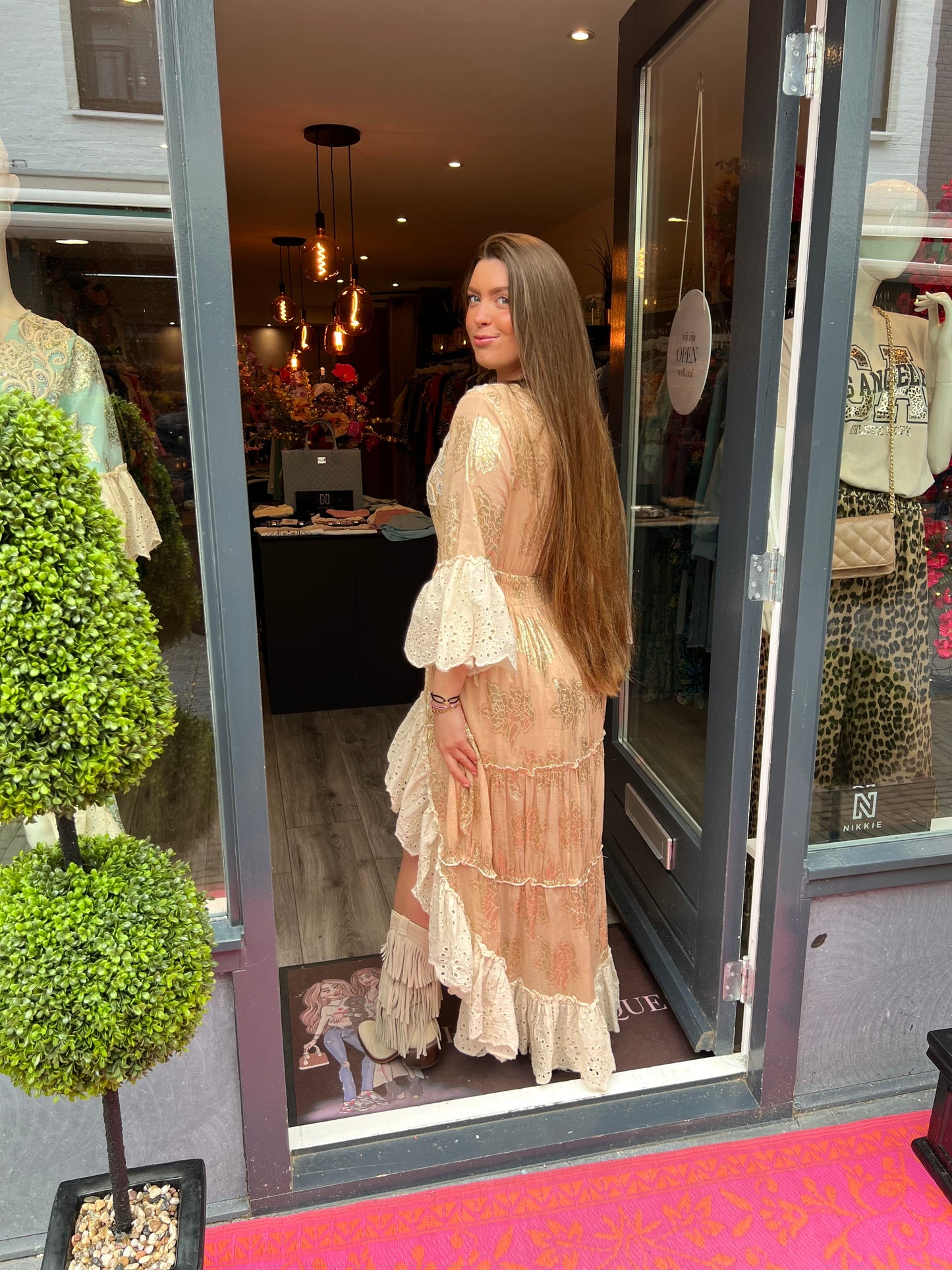 Ibiza Jurk Boho Beige