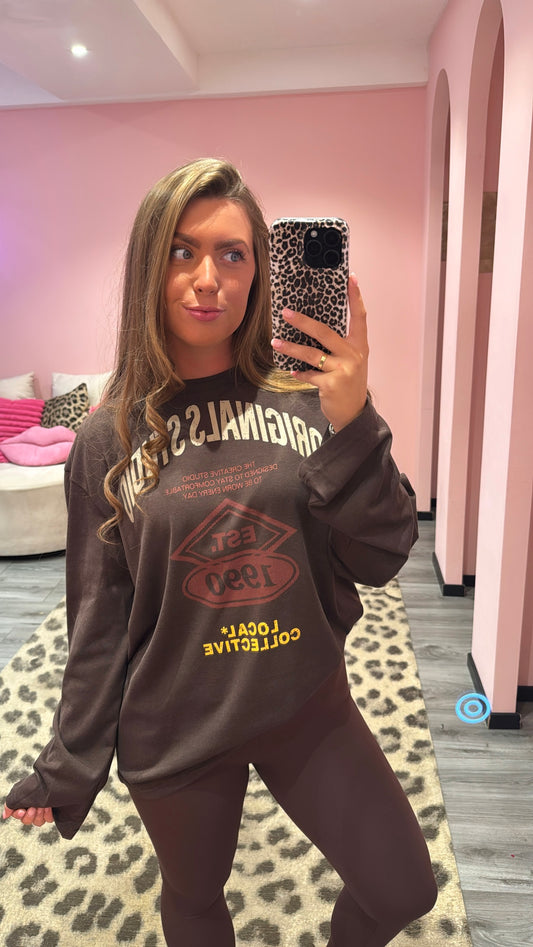 Original Studios Longsleeve Bruin 16133