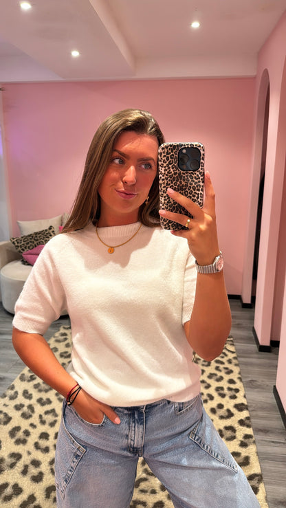 So Soft Knit Top Wit