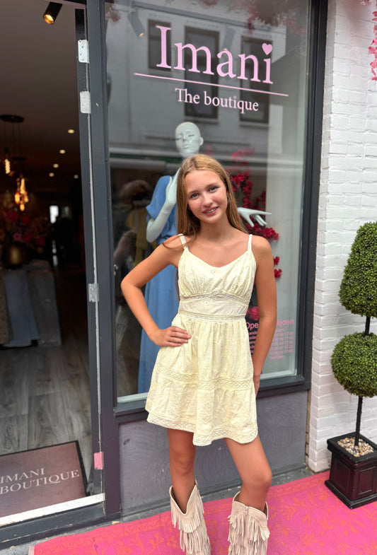 Dress Evie Butter Yellow ByMila