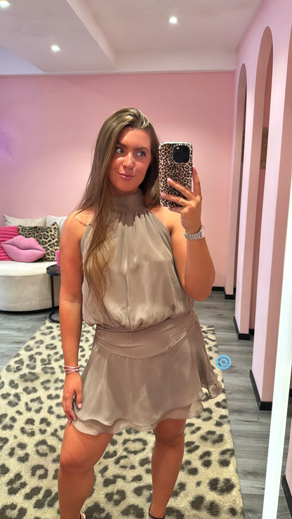 Chloé Playsuit Taupe