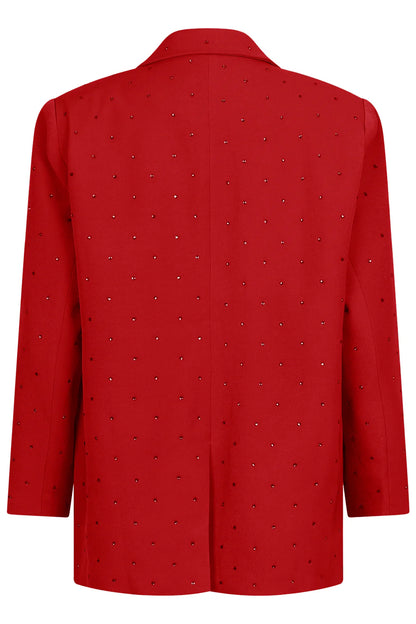 Ambika Loué Strass Blazer Rood