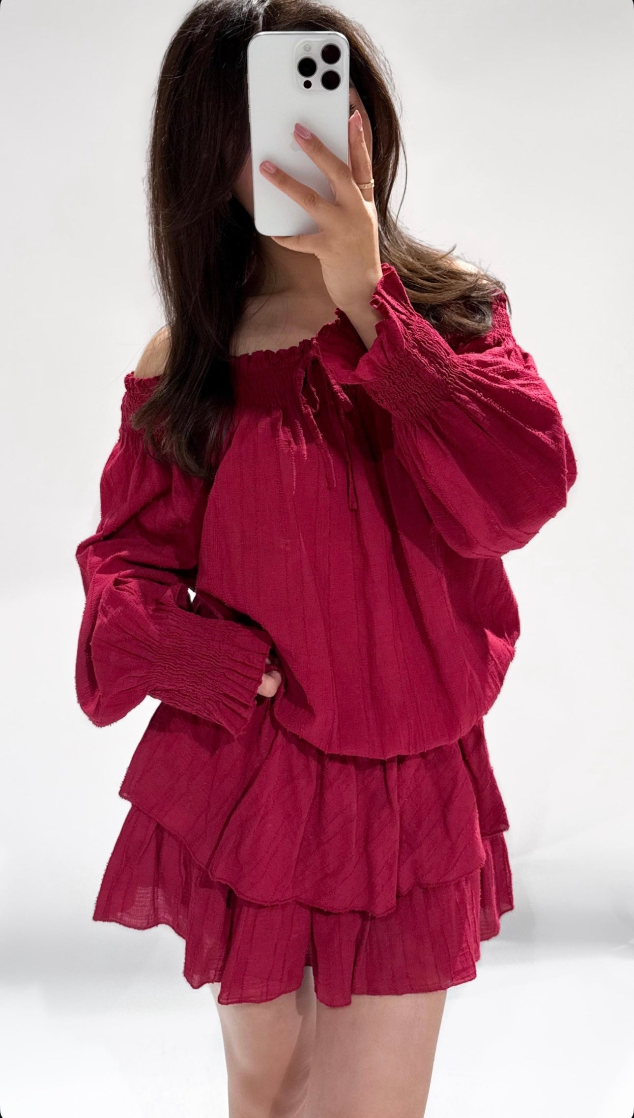 Charlotte Top Bordeaux ByMila