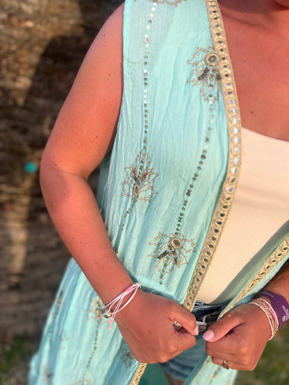 Ibiza Bagus Kimono Turquoise