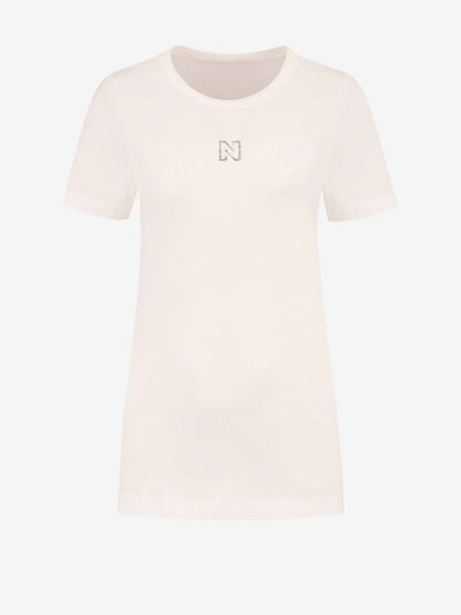 Nikkie Swarovski T-Shirt Wit