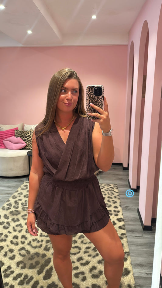 Loua Playsuit Bruin