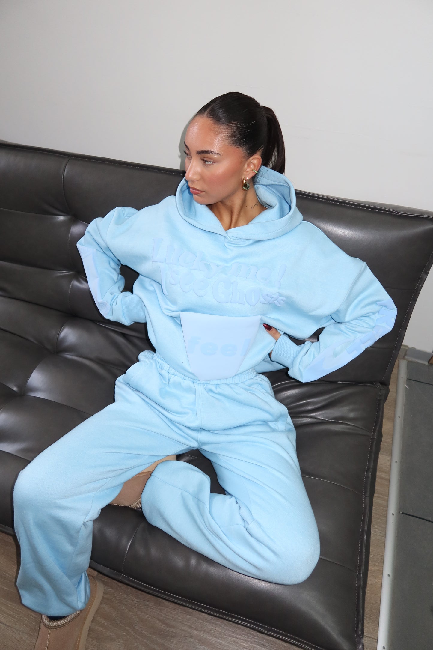 Lucky Me Joggingsuit Light Blue