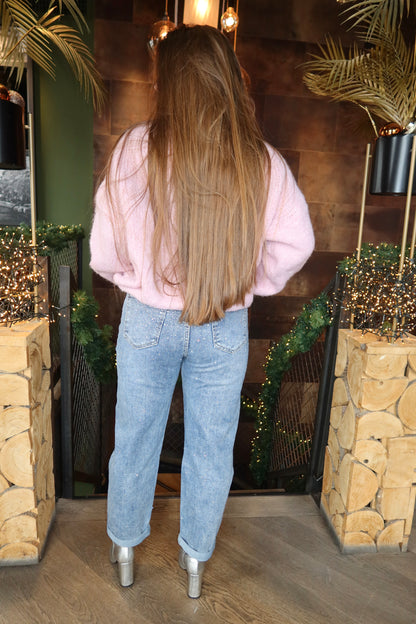 Balloon Jeans Strass Denim 8867