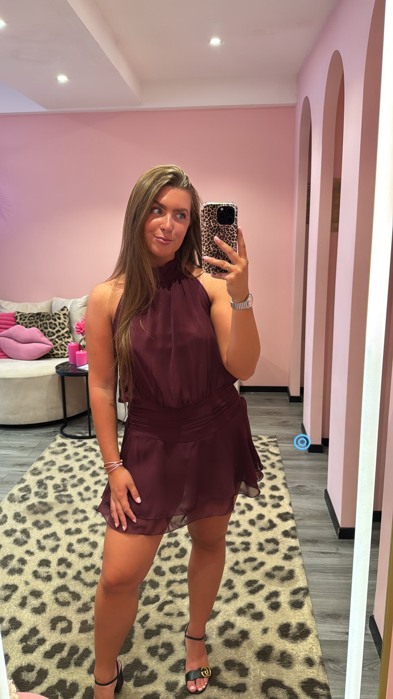 Chloé Playsuit Bordeaux