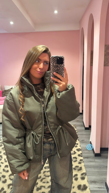 Bowie Puffer Army Groen
