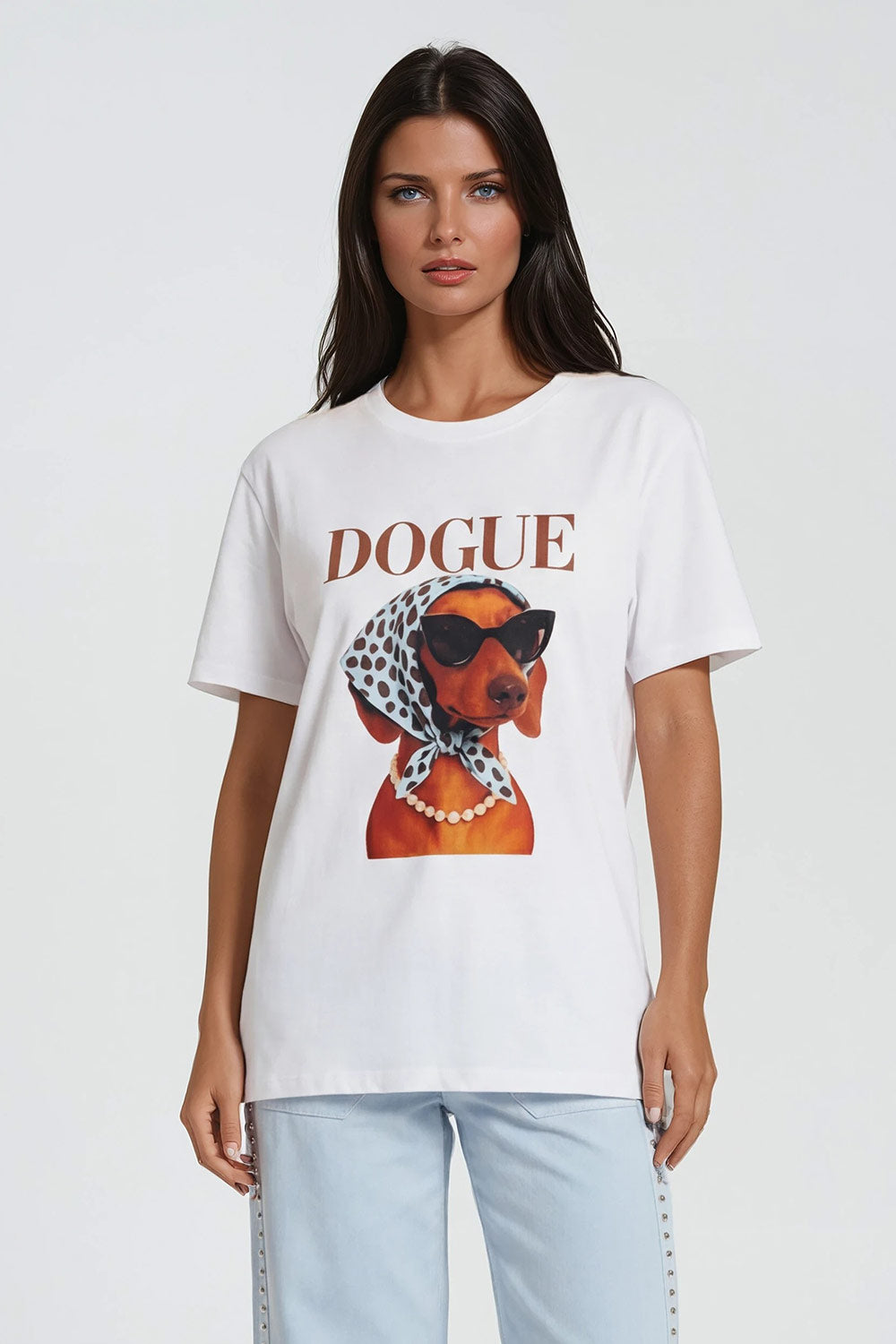 T-Shirt Dogue Blauw