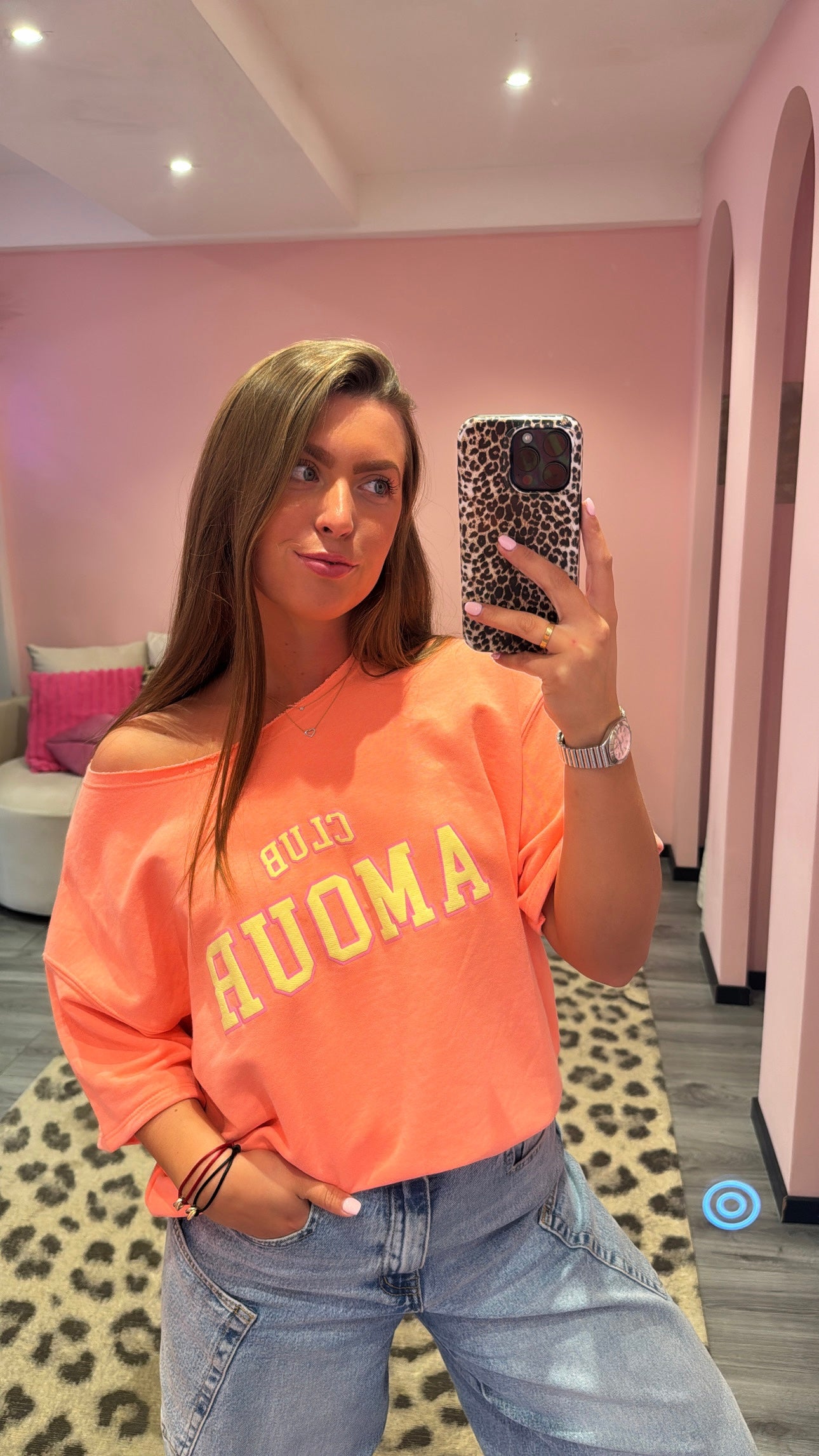 Club Amour Top Koraal