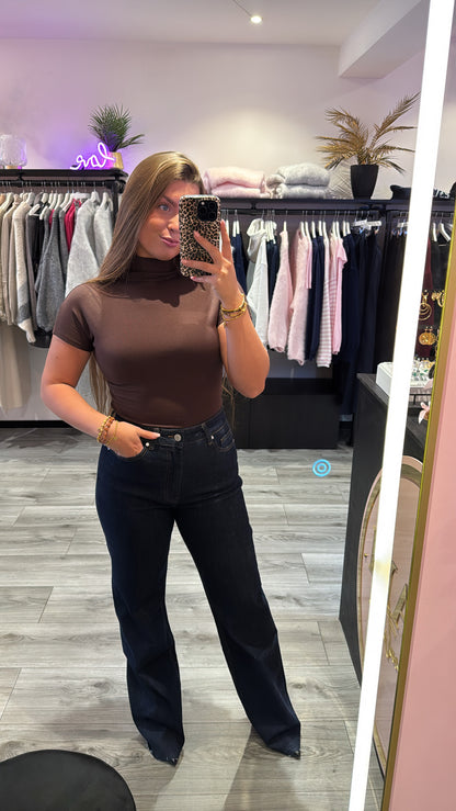 Wide Leg Jeans Queen Hearts Extra Lang 3636