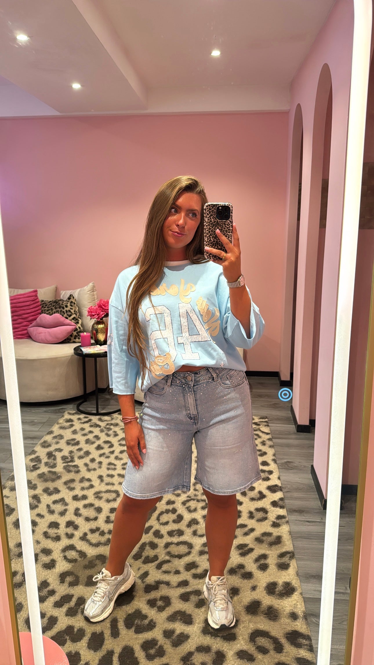 Sparkle Denim Jort 1607-2
