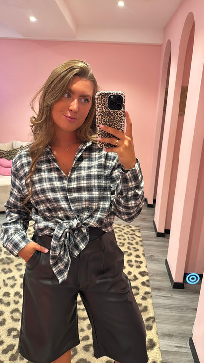 Bobby Flannel Sparkle Blouse