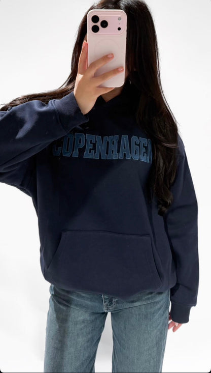ByMila Copenhagen Hoodie Navy Redefined
