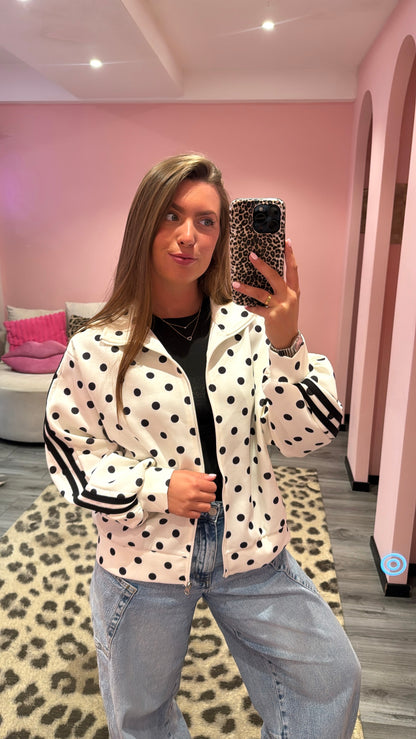 Polka Dots Vestje Wit
