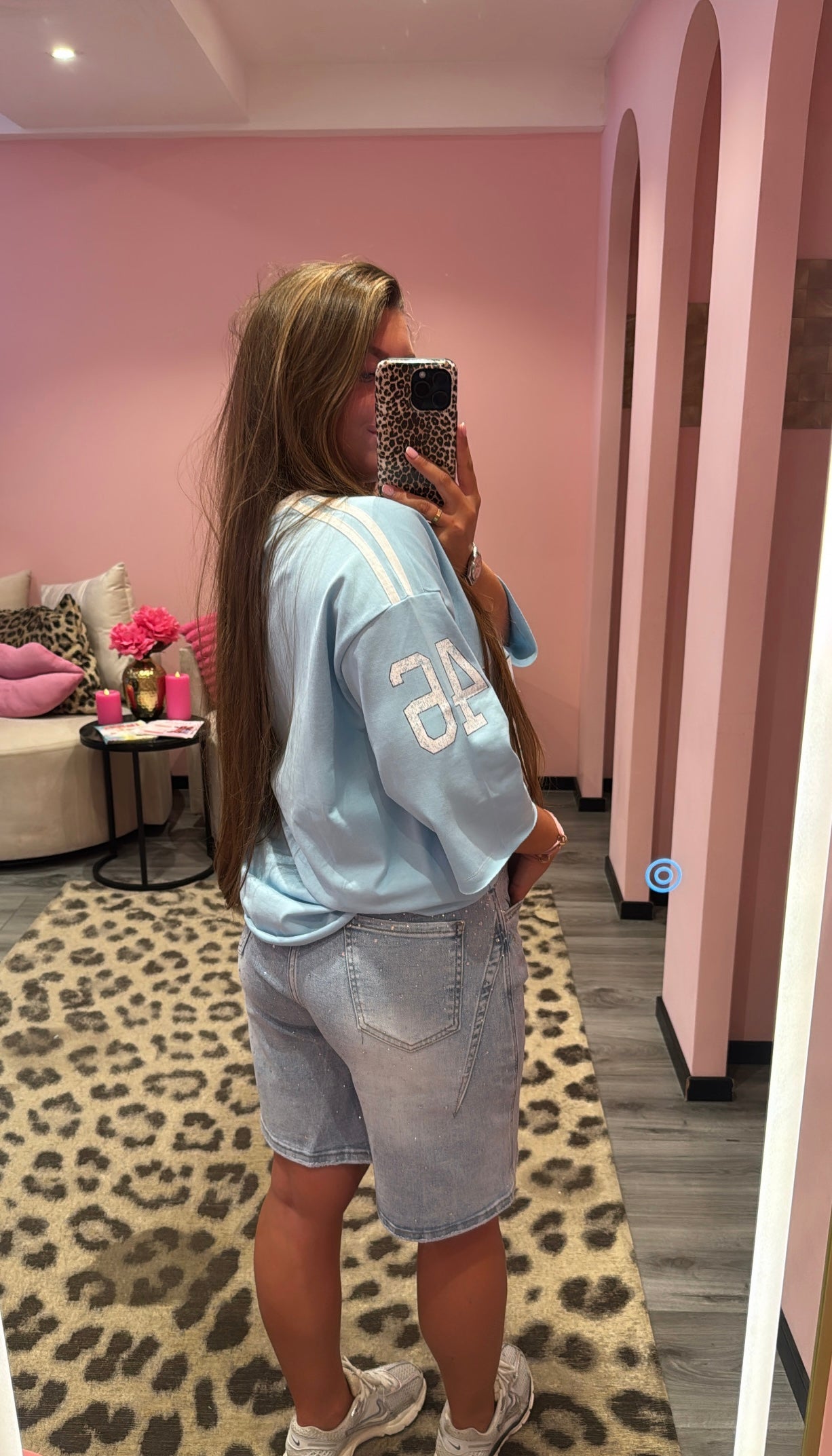 Sparkle Denim Jort 1607-2