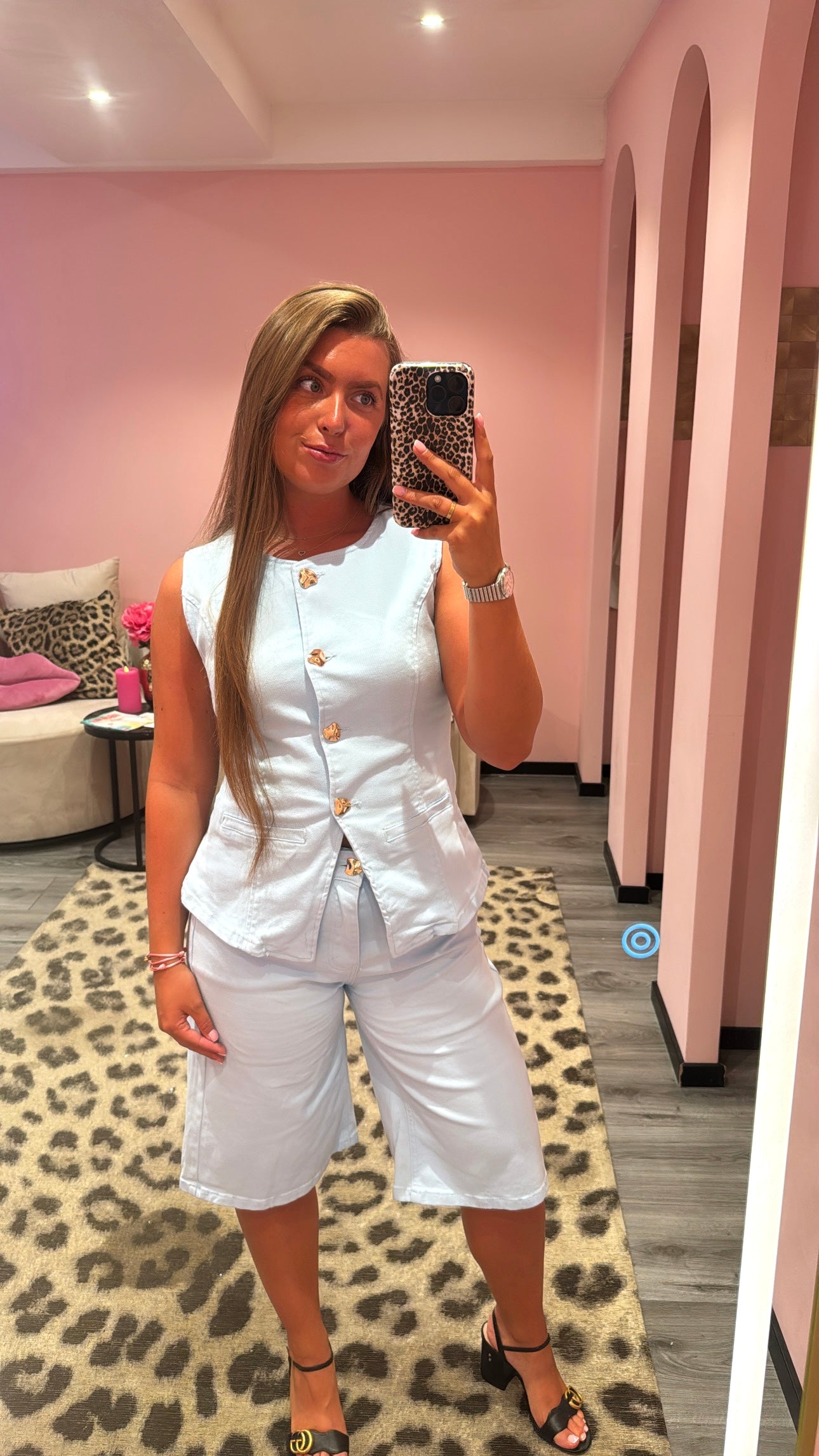 Monaco 2 Delige Set Licht Blauw