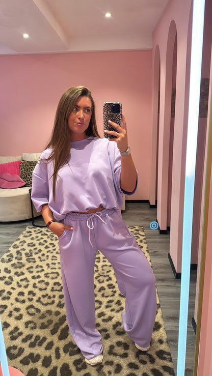 Jogger Set Lila