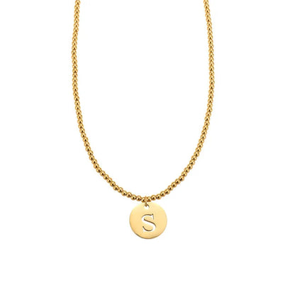 ByShir Ketting Met Letter Goud