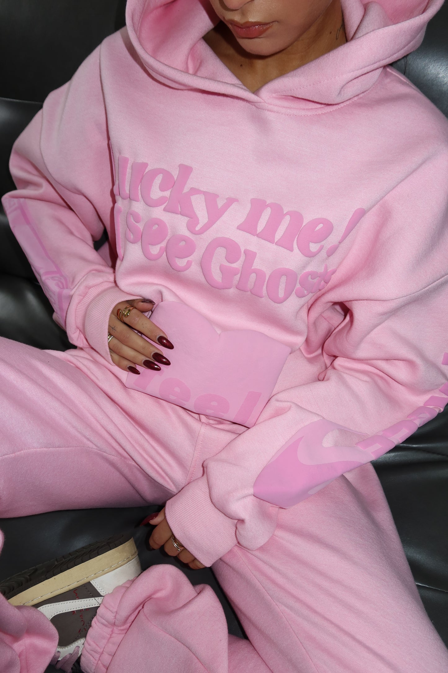 Lucky Me Joggingsuit Pink