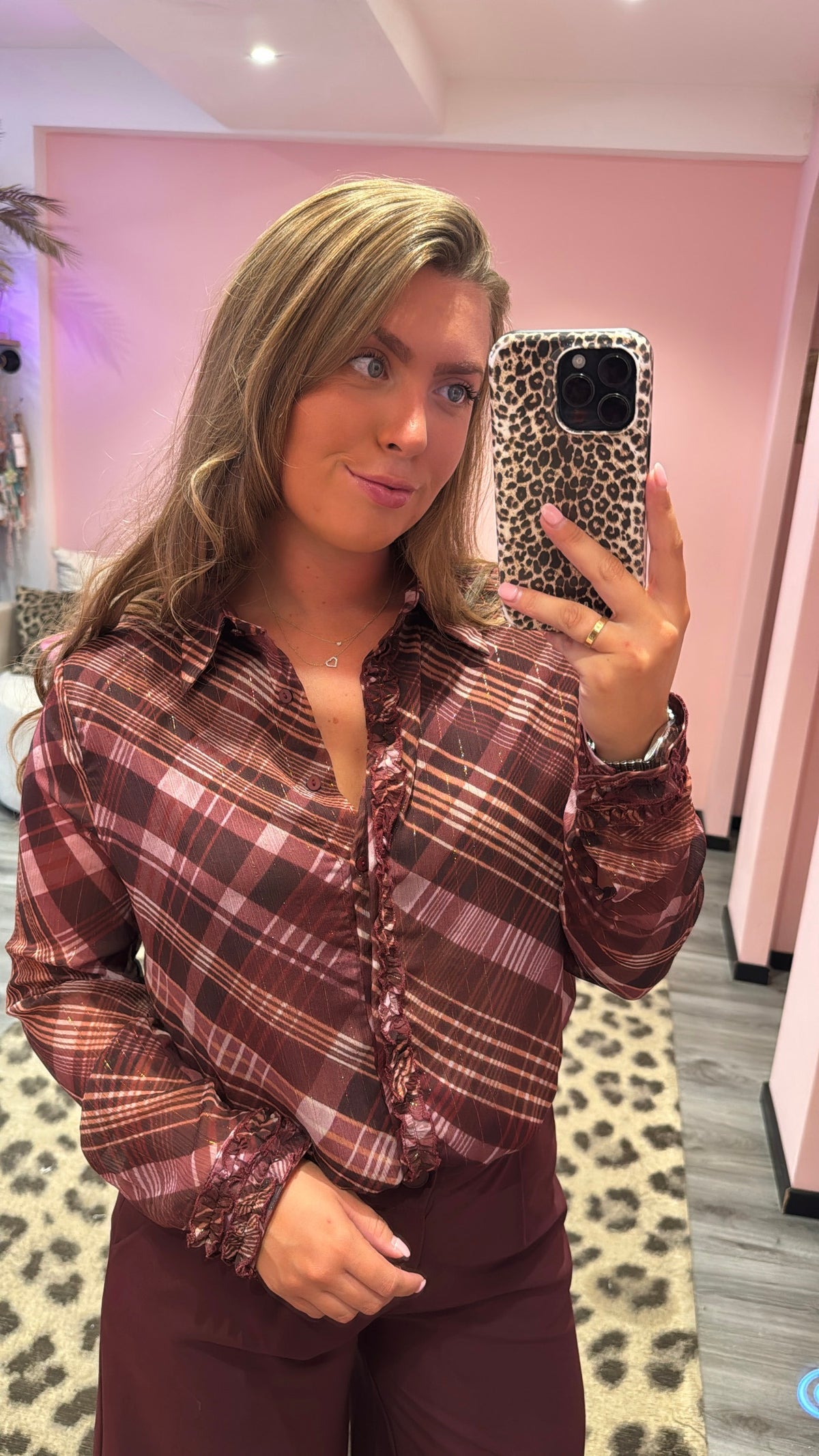 Blouse June Bordeaux