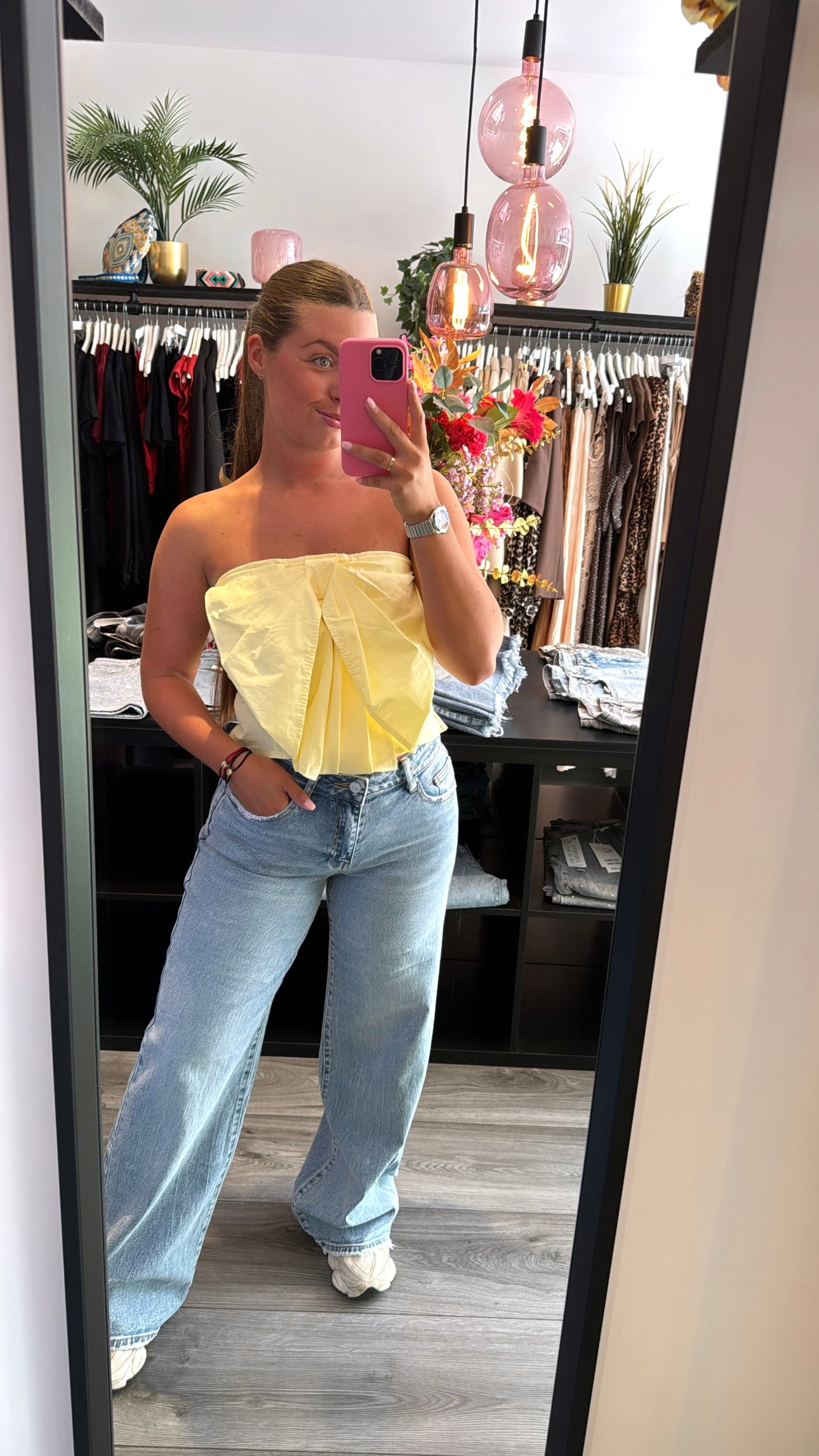 Queen Hearts Extra Wide Leg Jeans 3722