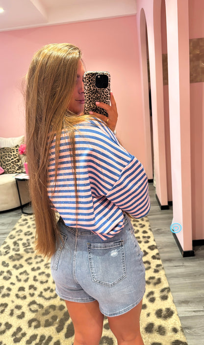 Denim Short Destroyed 5377