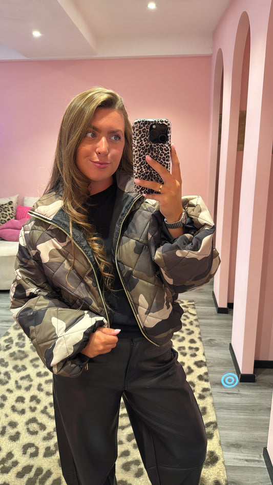 Luna Camo Puffer Jacket
