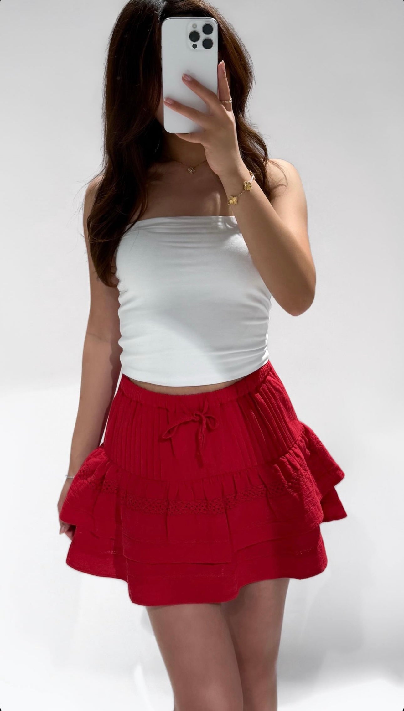 Kiana Skort Rood ByMila