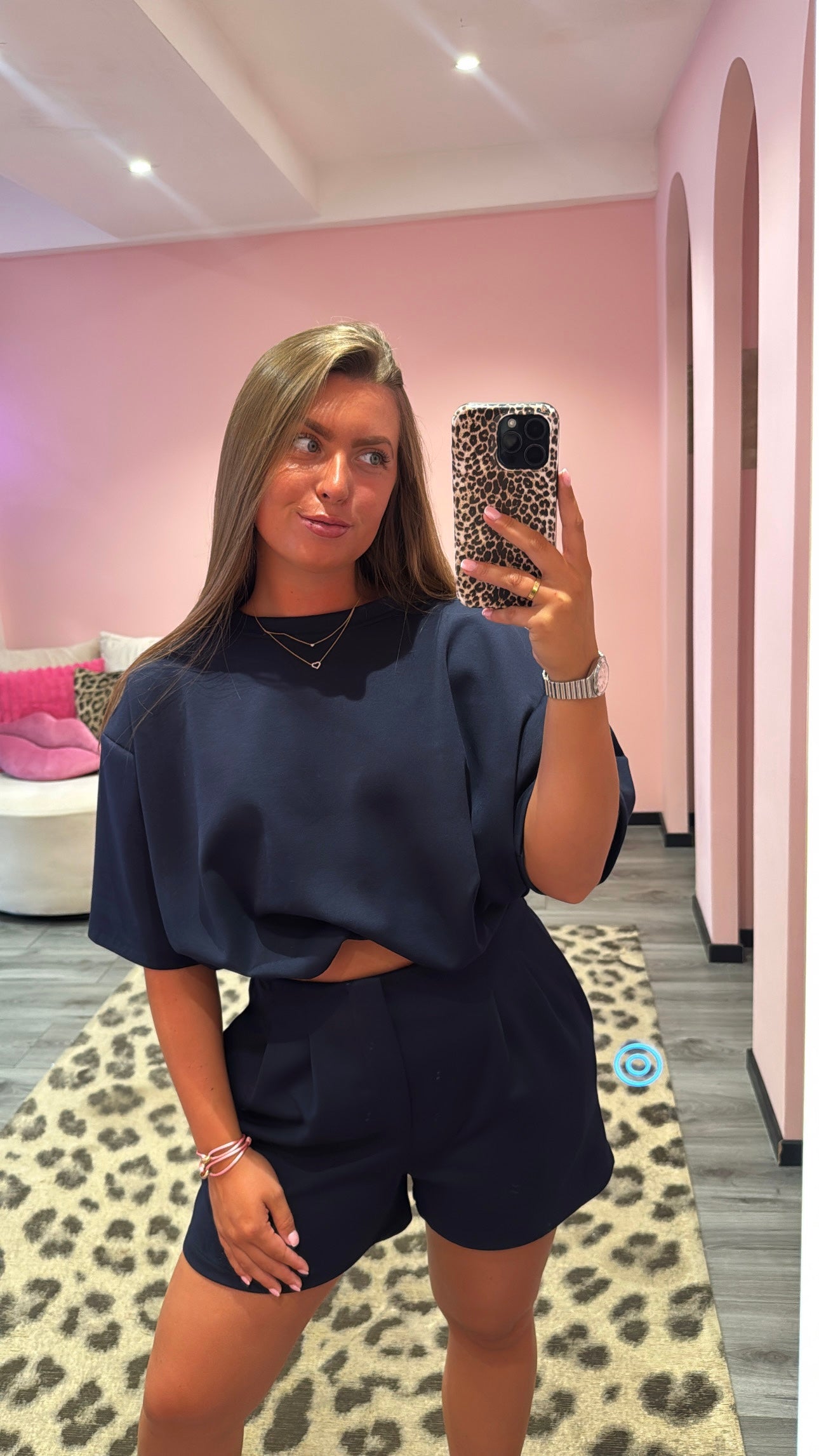 Comfy 2 Piece Set Navy Blue