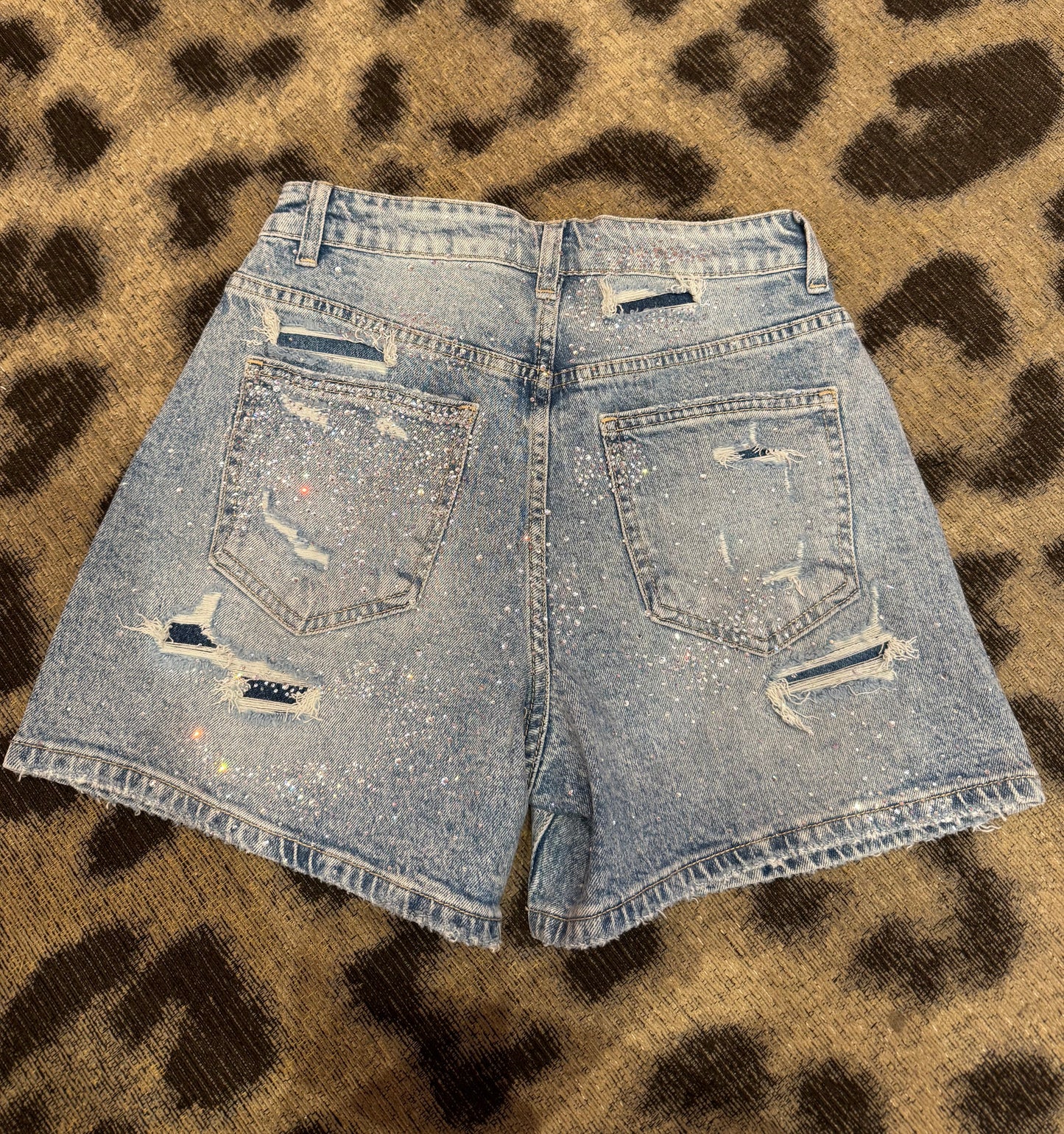 Denim Short Strass 1103