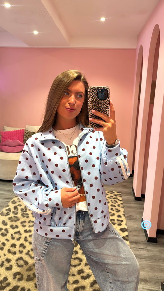 Polka Dots Vestje Blauw