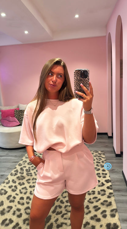 Comfy 2 Piece Set Licht Roze