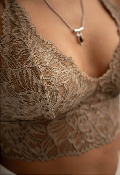 Lina Bralette Stone Taupe Moost Wanted