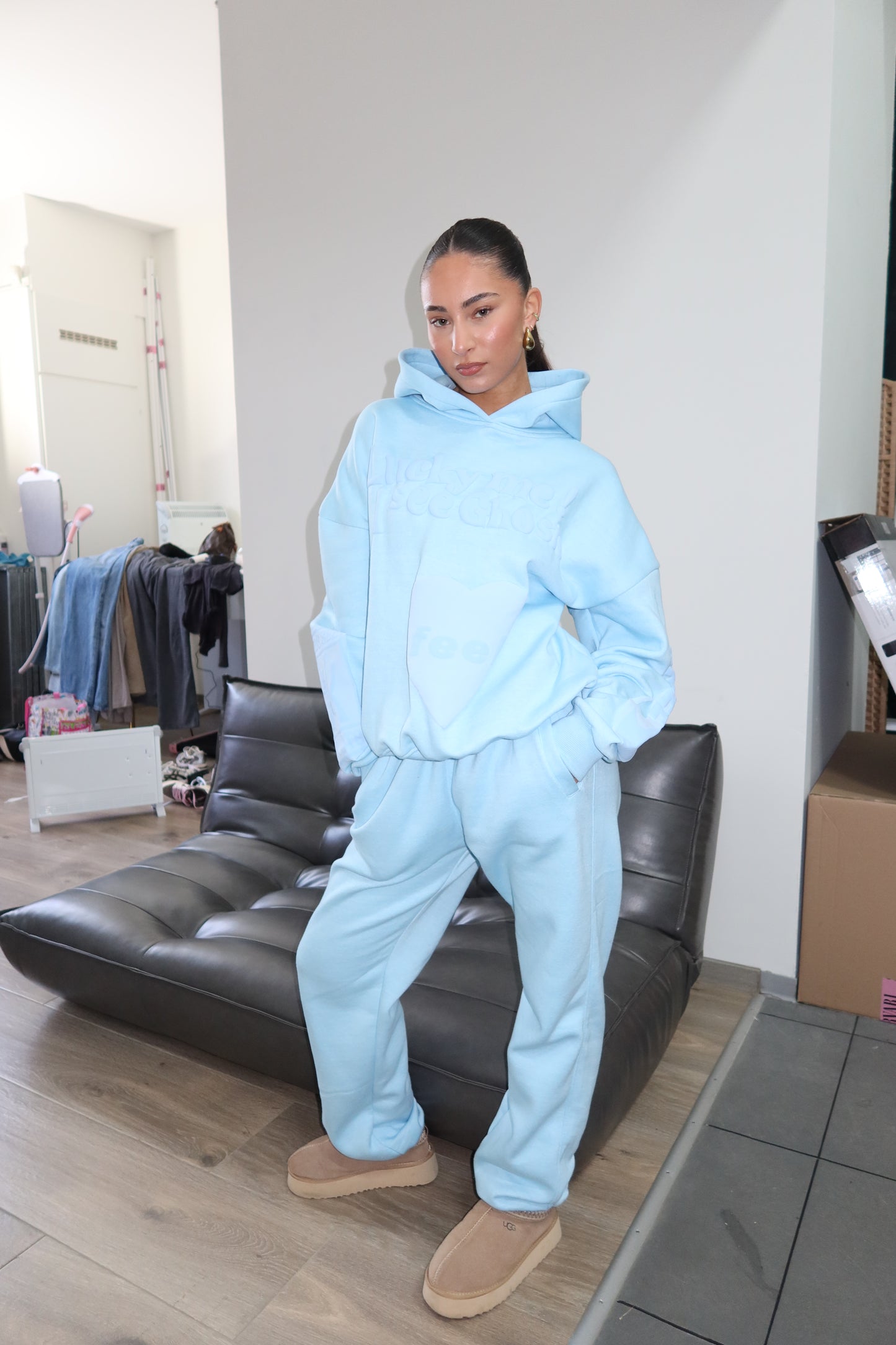 Lucky Me Joggingsuit Light Blue